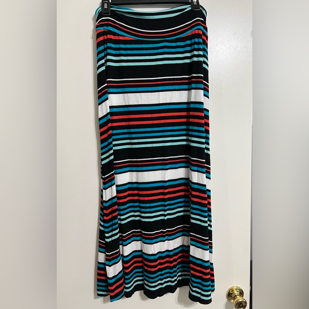 Multicolored maxi skirt